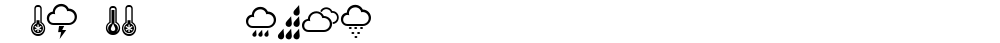 Weather Symbols
