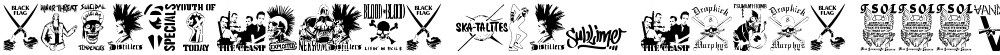 stencilpunks band logos 0001