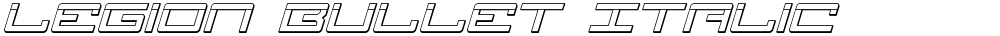 Legion Bullet Italic