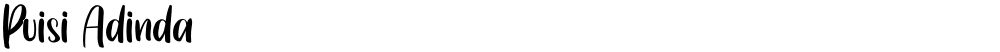 Puisi Adinda