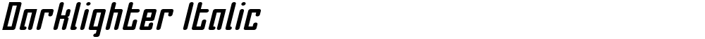Darklighter Italic
