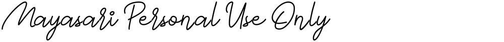 Mayasari Personal Use Only