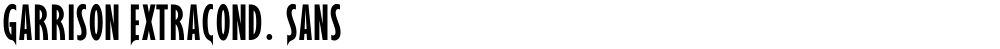 Garrison ExtraCond. Sans