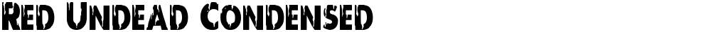 Red Undead Condensed