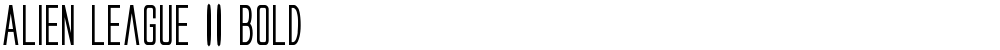 Alien League II Bold