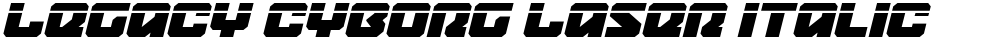 Legacy Cyborg Laser Italic