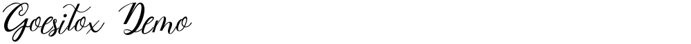 Goesitox Demo