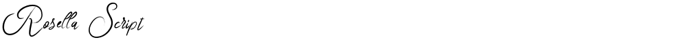 Rosella Script
