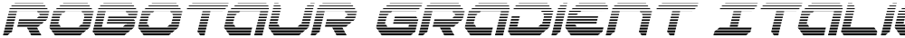 Robotaur Gradient Italic