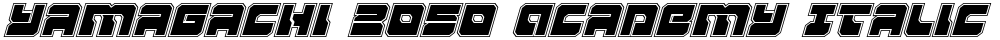 Yamagachi 2050 Academy Italic