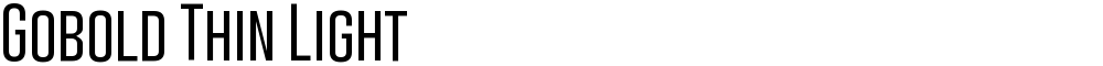 Gobold Thin Light