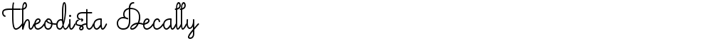 Theodista Decally