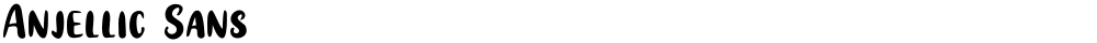 Anjellic Sans