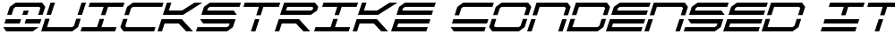QuickStrike Condensed Italic