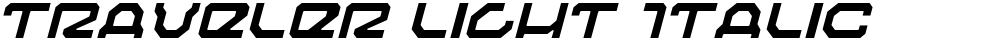 Traveler Light Italic