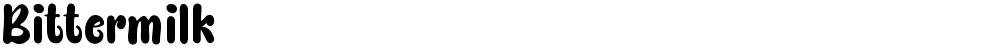 Bittermilk