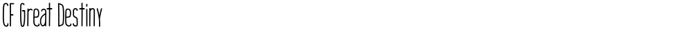 CF Great Destiny