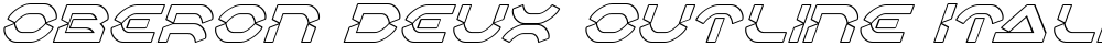 Oberon Deux Outline Italic