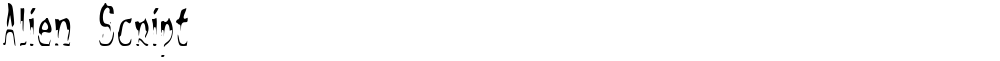 Alien Script