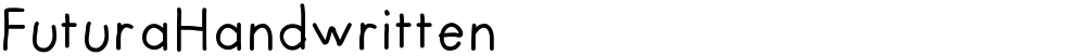 FuturaHandwritten