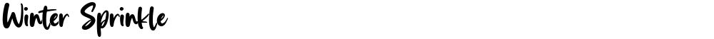 Winter Sprinkle