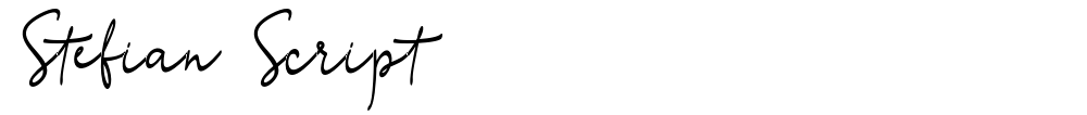 Stefian Script