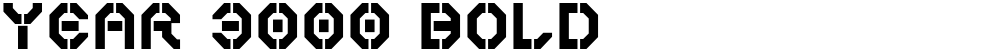 Year 3000 Bold