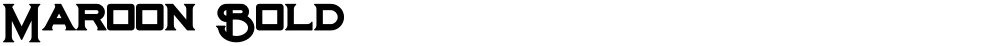 Maroon Bold