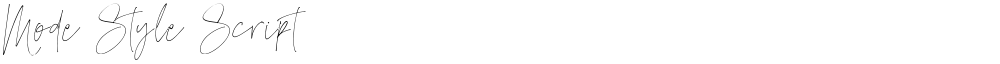 Mode Style Script