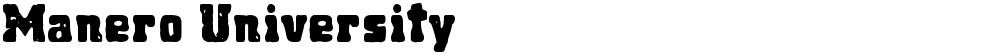 Manero University