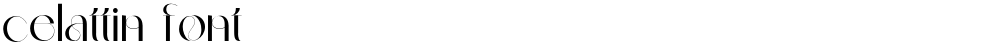 celattin font