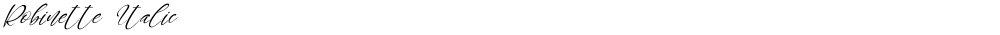 Robinette Italic
