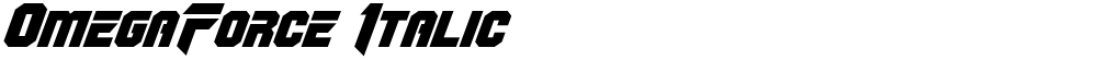 OmegaForce Italic