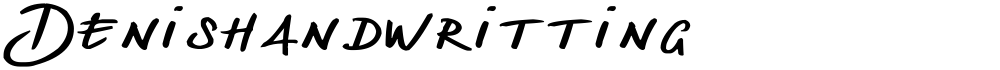 Denishandwritting