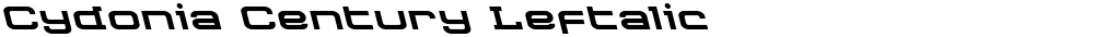 Cydonia Century Leftalic