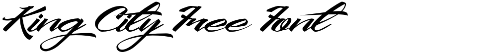 King City Free Font