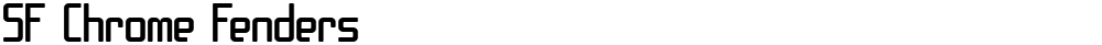 SF Chrome Fenders