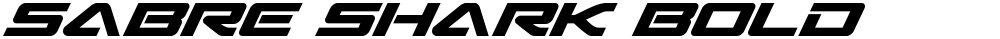 Sabre Shark Bold