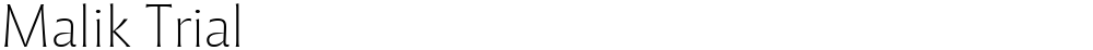 Malik Trial