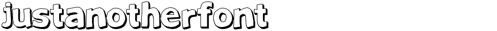 JustAnotherFont