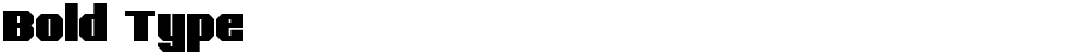 Bold Type