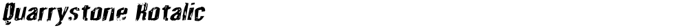 Quarrystone Rotalic
