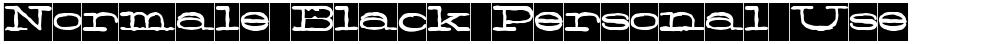 Normale Black Personal Use