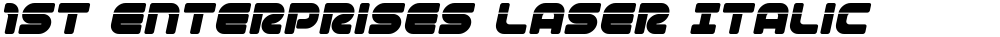 1st Enterprises Laser Italic