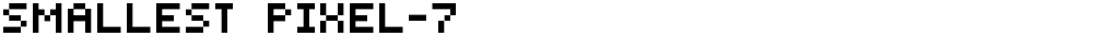 Smallest Pixel-7