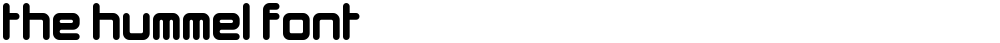 The Hummel Font