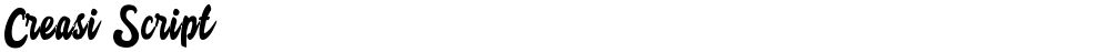 Creasi Script