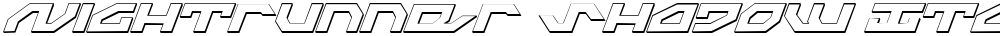 Nightrunner Shadow Italic