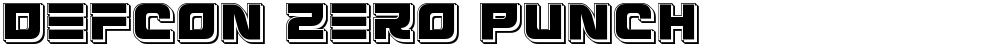 Defcon Zero Punch