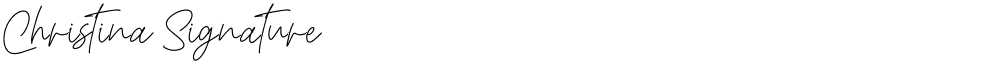 Christina Signature